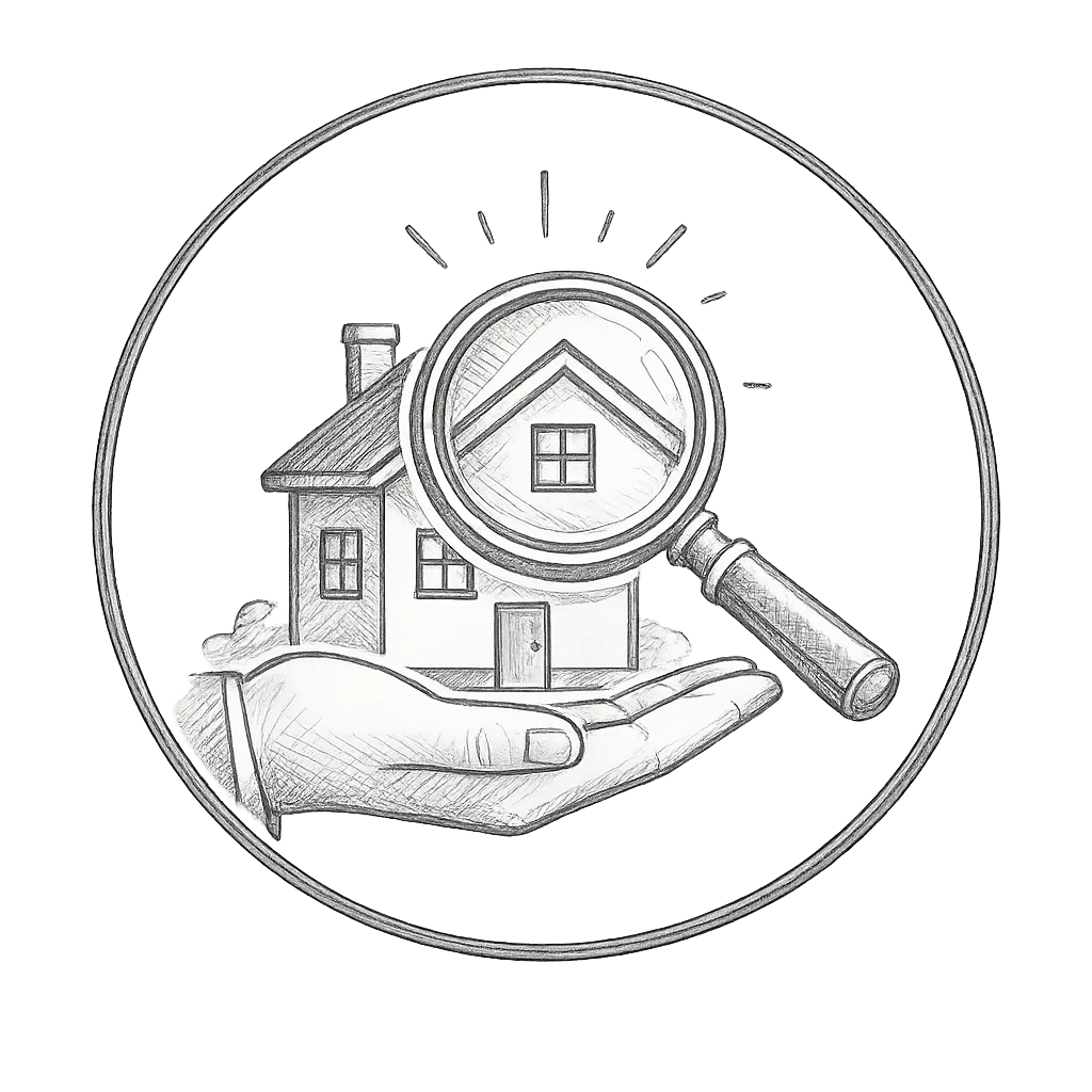 Pictogramme représentant une inspection rigoureuse