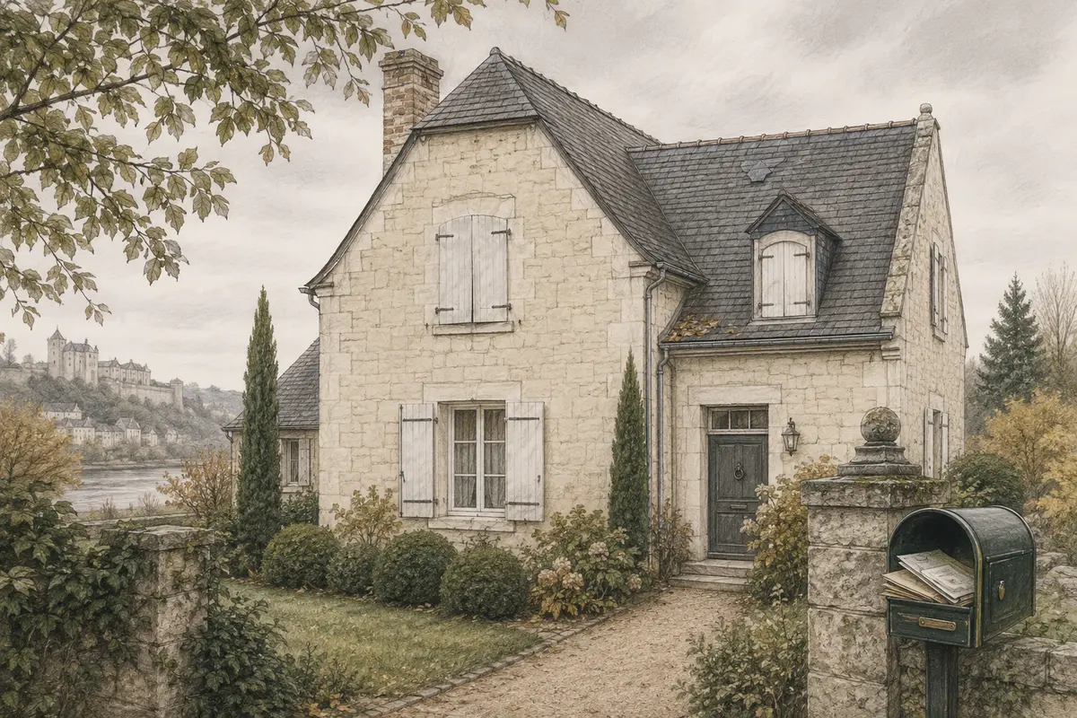 Maison inoccupée dans le Chinonais sous surveillance